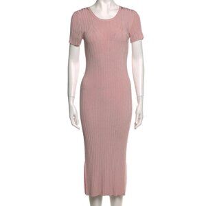 LAPOINTE Pink Midi Dress